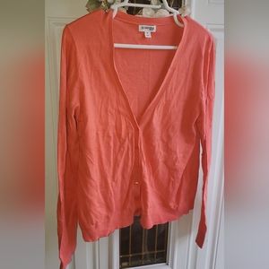 St. John's Bay Coral Cardigan